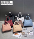 Model 216-3 Ribbed Stripe Structured Tote in multiple colors